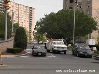 Entrance to apartments.