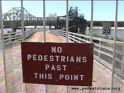 An old bridge in political limbo in Vicksburg, Mississippi.
